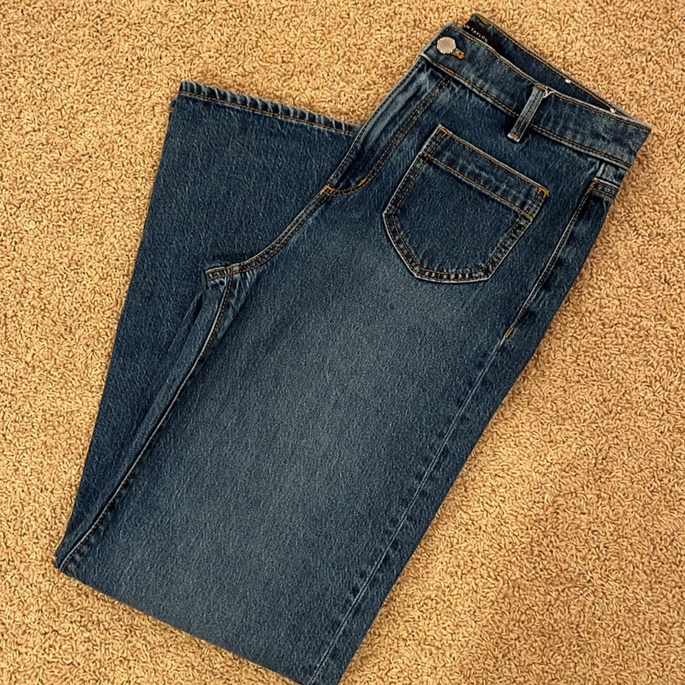 Ann Taylor Wide Leg Jeans